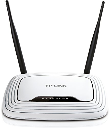 TP-Link TL-WR841N N300 WLAN Router (für Anschluss an Kabel-/DSL-/GlasfaserModem, 300 Mbit/s(2,4GHz), 2 nicht abnehmbare antennen, IPv6, WPS, Print/Media/FTP Server)