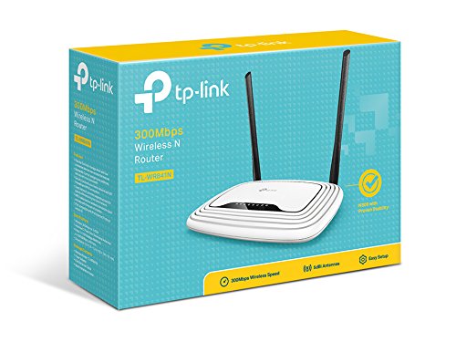 TP-Link TL-WR841N N300 WLAN Router (für Anschluss an Kabel-/DSL-/GlasfaserModem, 300 Mbit/s(2,4GHz), 2 nicht abnehmbare antennen, IPv6, WPS, Print/Media/FTP Server) - 4