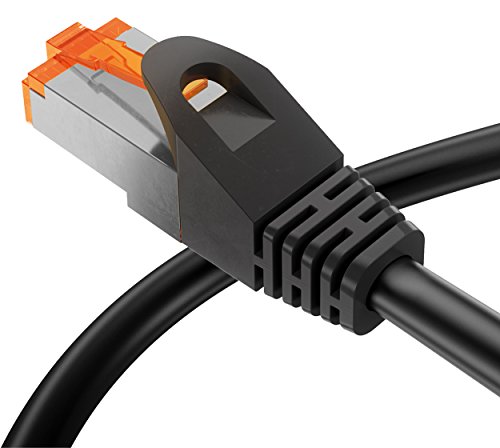 mumbi 5m Cat.6 Ethernet Lan Netzwerkkabel - Cat.6 FTP (RJ-45) 5 Meter Kabel in schwarz - 3
