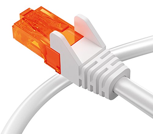 mumbi 20m CAT.5e Ethernet Lan Netzwerkkabel - CAT.5e (RJ-45) 20 Meter Kabel in weiss - 4